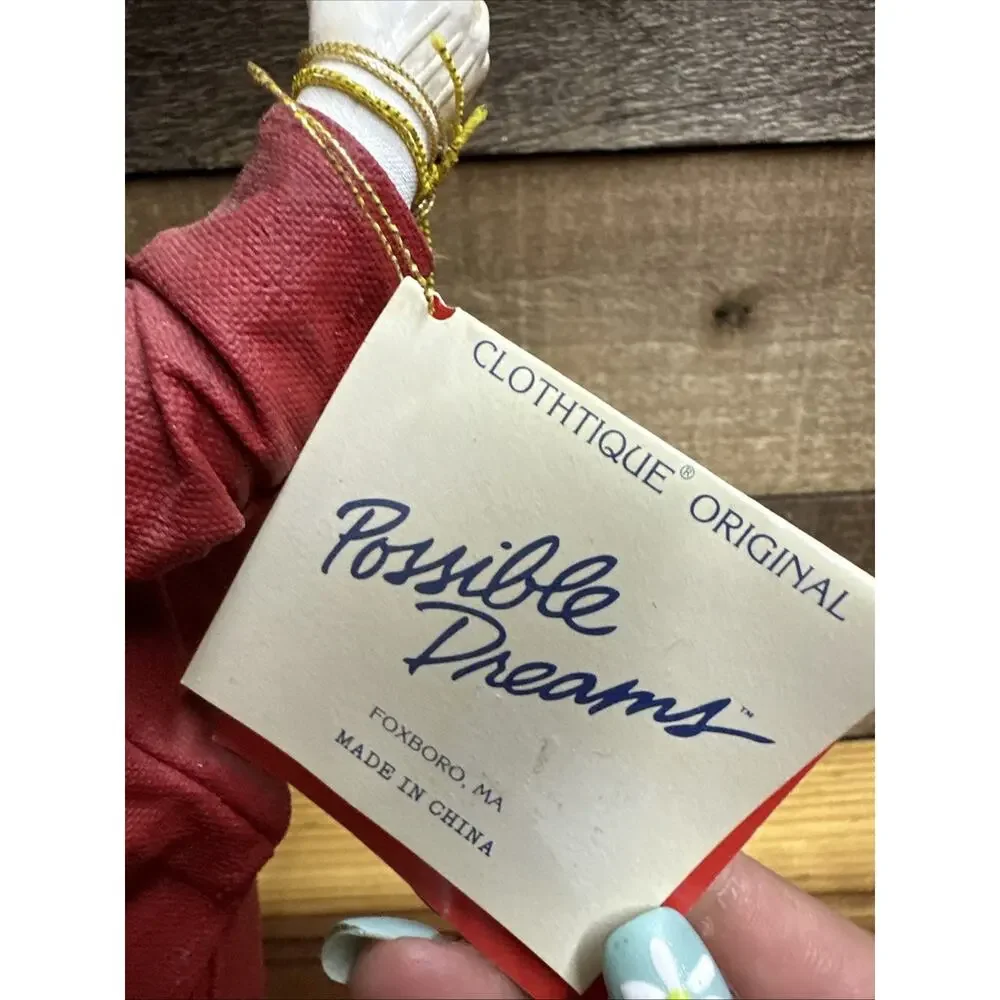 1994 Clothtique Possible Dreams Santa With Pepsi And Cane 10”